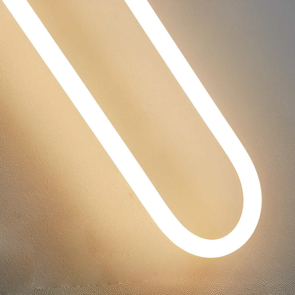 Round Rectangular LED Wall Lamp - Three Step Dimming Copper Minimalist Lighting