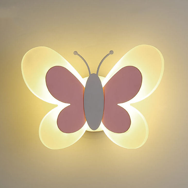 Creative Butterfly Acrylic LED Wall Sconce Lamp - Modern Decorative Lighting