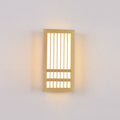 Modern Minimalist Solid Wood Acrylic LED Wall Sconce for Living Room