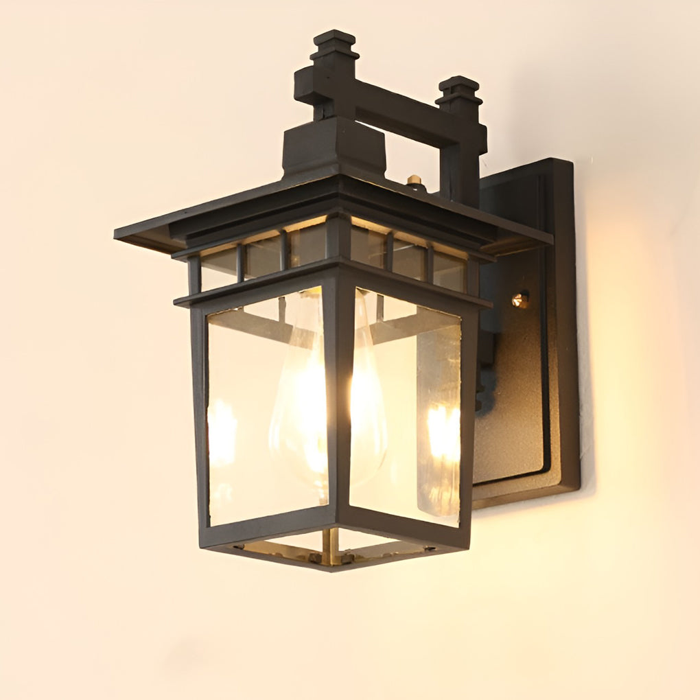 Glass LED Waterproof Retro Wall Lamp Sconce Lighting - No Bulb Needed