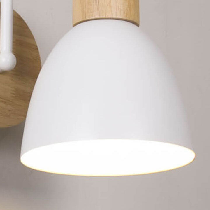 Nordic Macaron 1-Light Zipper Switch Wall Light - Modern Decorative Lighting