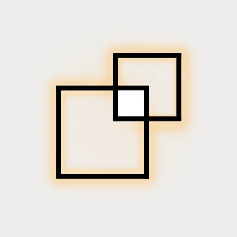 Minimalist Square LED Iron Wall Sconce Lamp