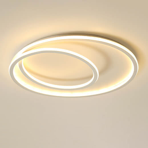 Nordic Minimalist Double Circle LED Ceiling Light