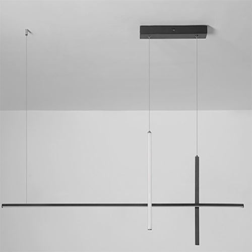 Modern Minimalist Long Line LED Chandelier Lighting Fixtures