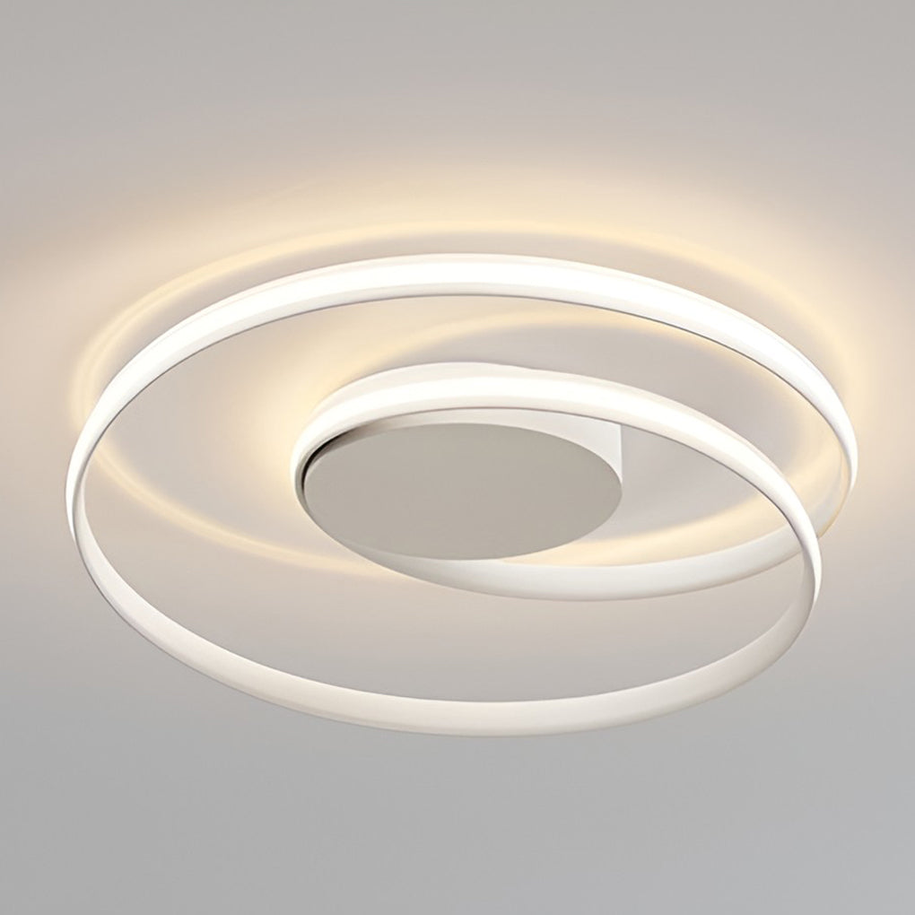 Circular Stepless Dimming LED Flush Mount Ceiling Light