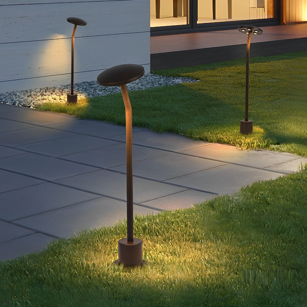 Charming Mushroom-Shaped LED Lawn Light - Stylish Pathway Lighting for Garden & Landscape