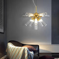 Acrylic Tube Dimming Sputnik Chandelier - 3 Step Lighting Modern Fixture