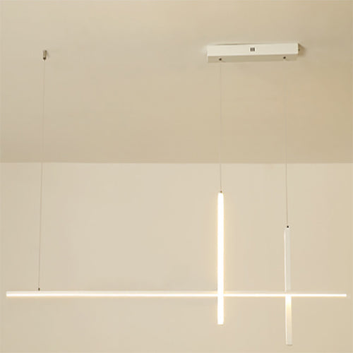 Modern Minimalist Long Line LED Chandelier Lighting Fixtures