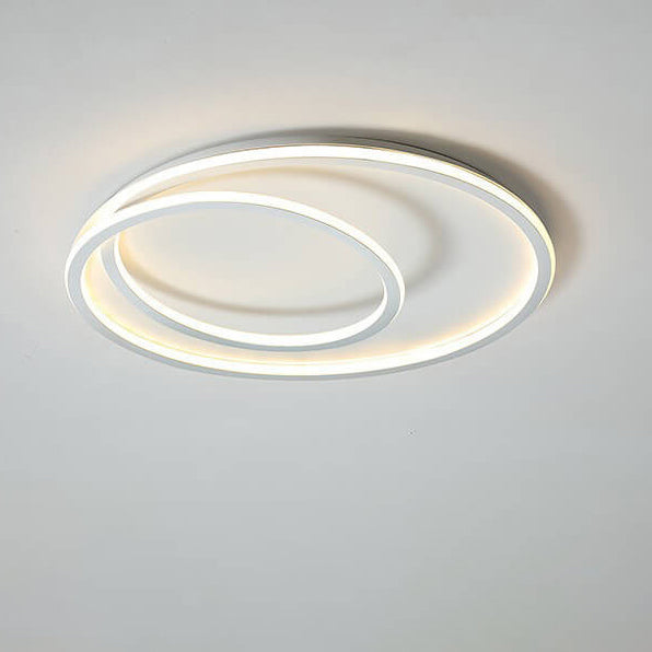 Nordic Minimalist Double Circle LED Ceiling Light