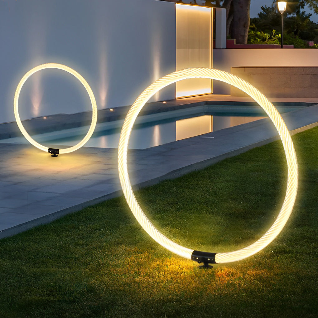 Sleek Waterproof LED Lawn Lamp - Modern Landscape Lighting