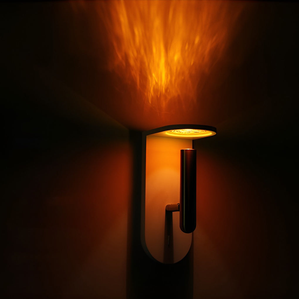 Nordic 3W LED Flame Effect Wall Sconce - Creative Wall Light for Ambient Decor