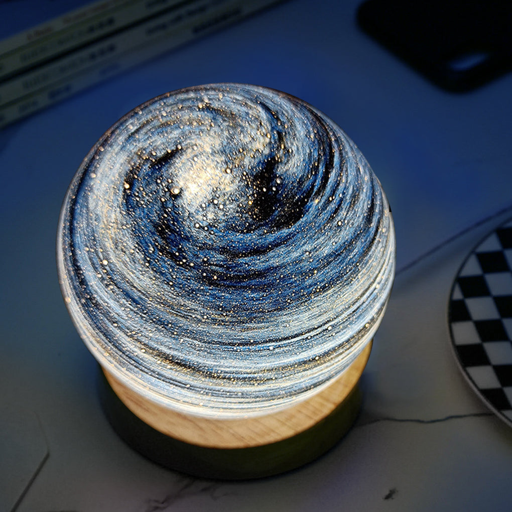Dreamy Starry Globe Lamp for Kids - Baby Night Light Galaxy Projector