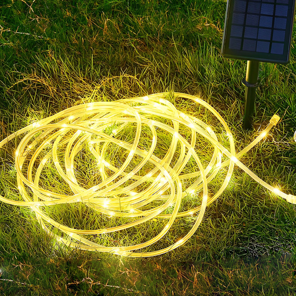 Flexible Waterproof Starry Solar LED Strip Lights for Outdoor Use