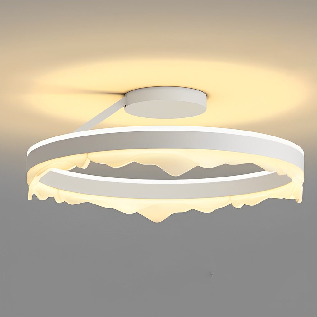 Round Stepless Dimming LED Nordic Ceiling Light Flush Mount