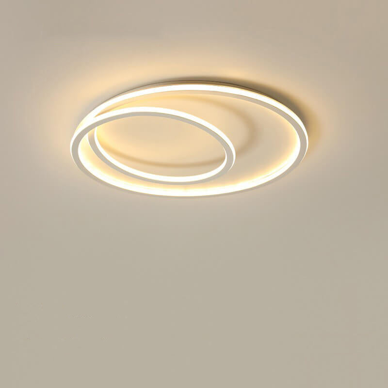 Nordic Minimalist Double Circle LED Ceiling Light