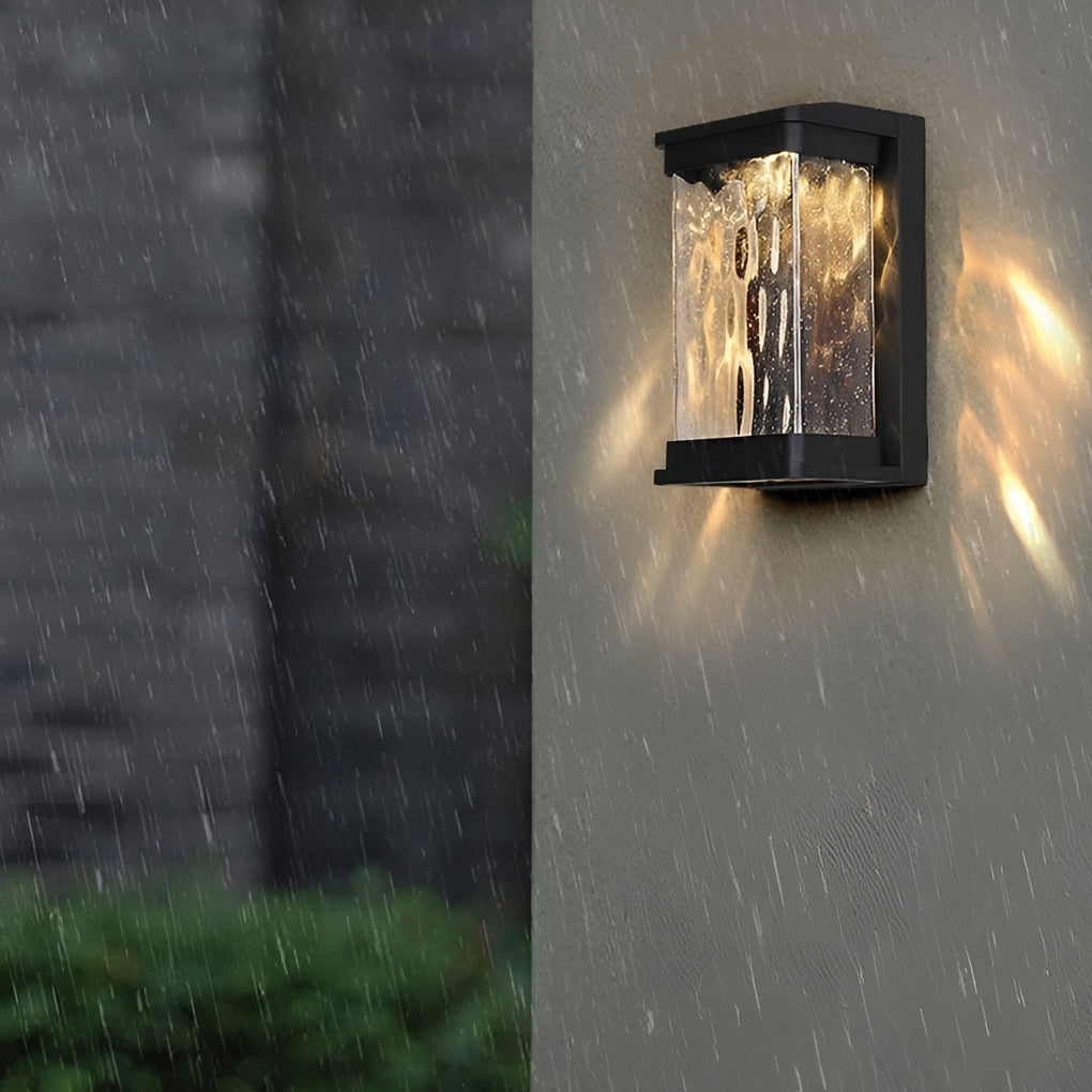 Waterproof Modern Black Outdoor LED Wall Sconce Lighting