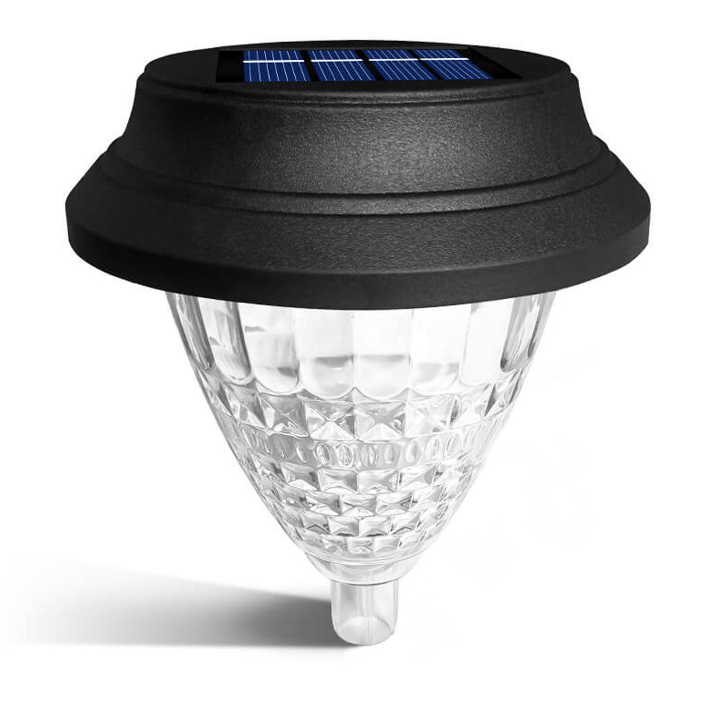 Solar Waterproof Circular Divergent LED Garden Light - Outdoor Decorative Lighting