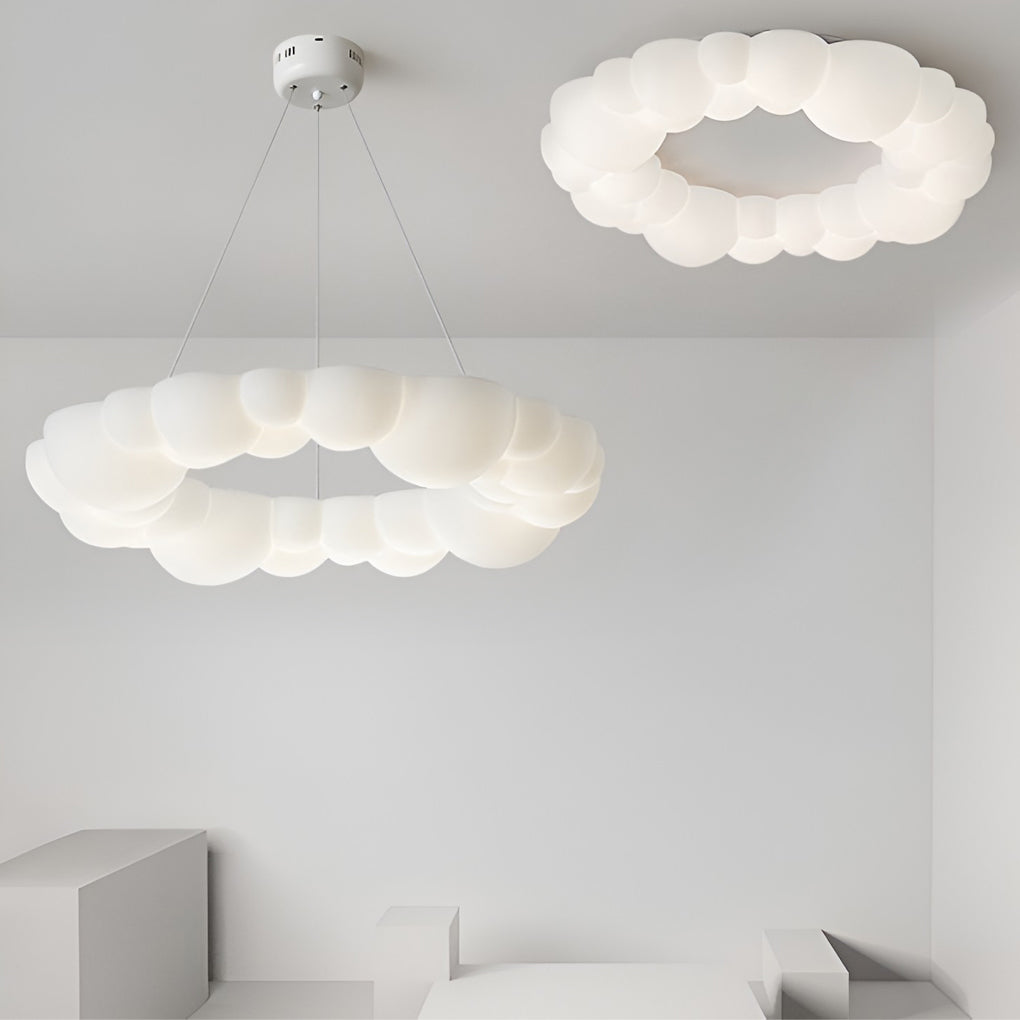 Creative Bubble Cloud LED Ceiling Light - Stepless Dimming Nordic Design