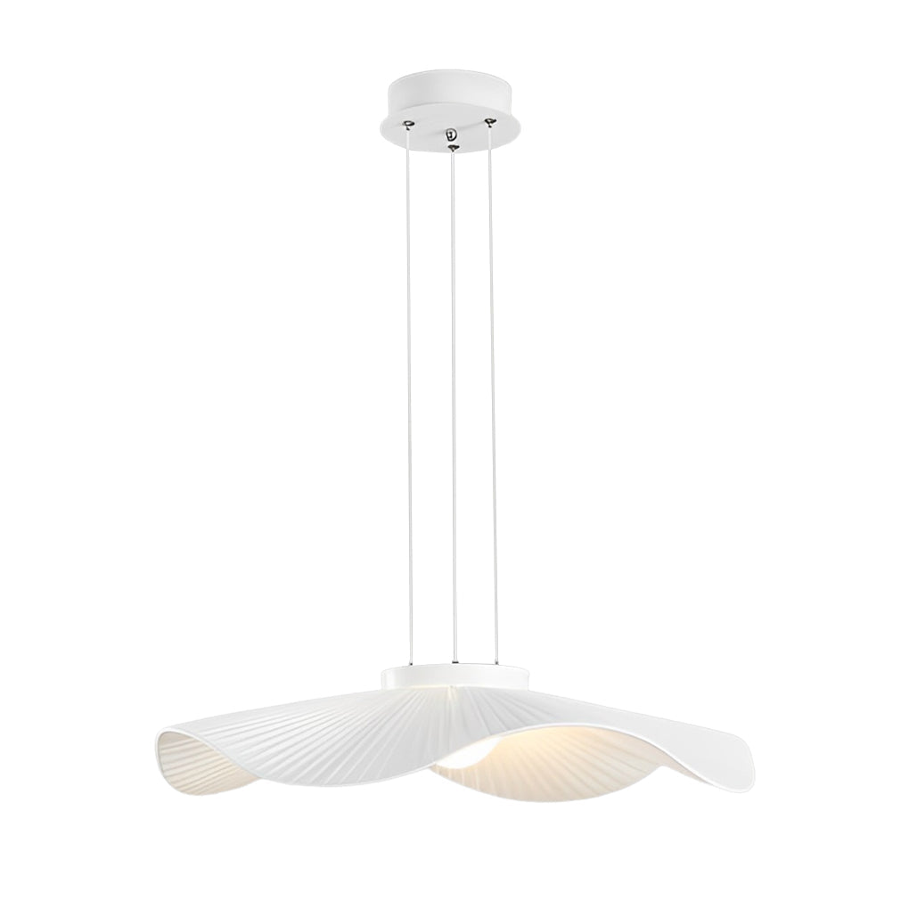 Pleated Fabric Modern Ceiling Lights - Flowers Design, 3-Step Dimming