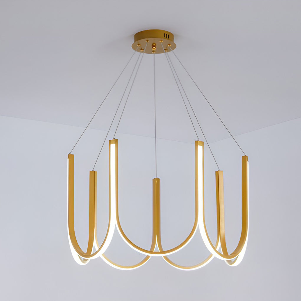 Minimalist LED Dimming Nordic Chandelier Ceiling Lamp