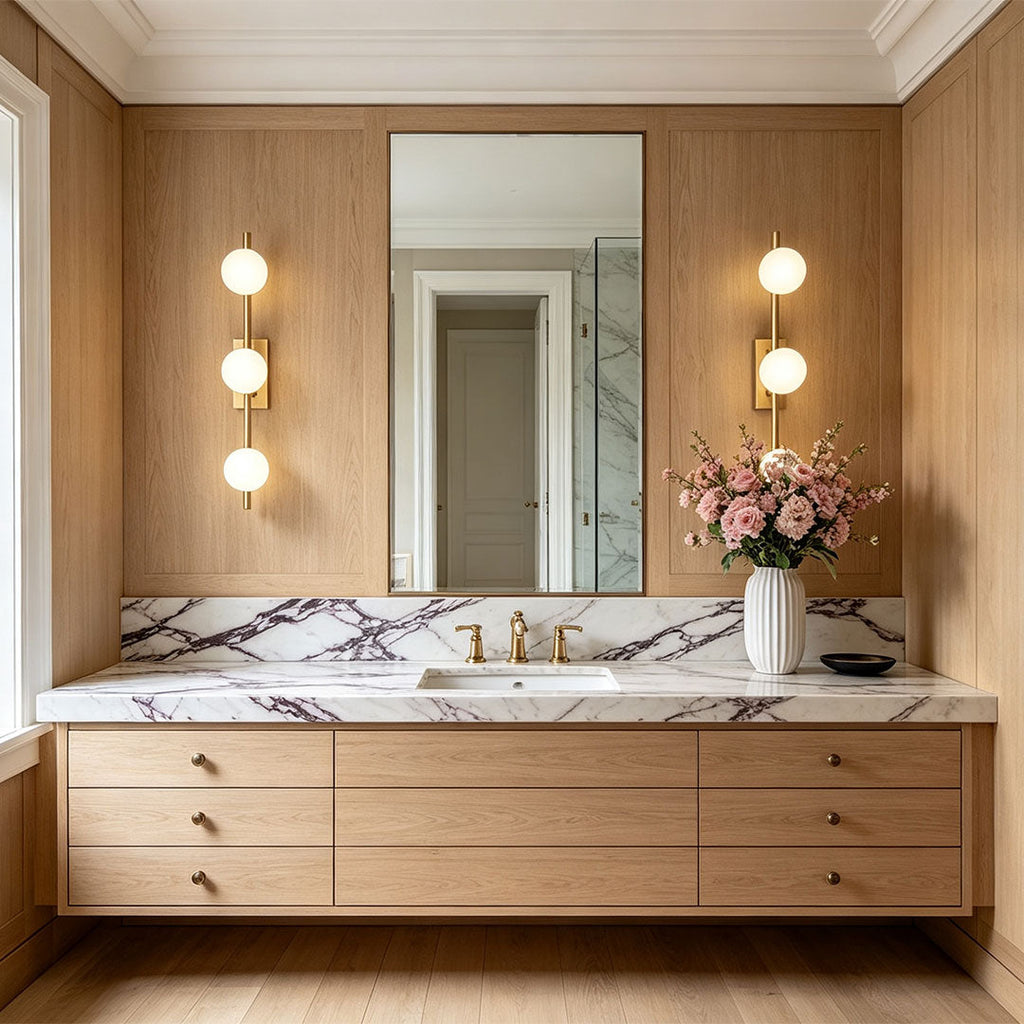 LED Vanity Light Bar Modern Bathroom Mirror Wall Light Fixture for Makeup, Stylish Illuminated Mirror Lighting, Energy-Efficient Bathroom Lighting, Contemporary Wall Mounted Light for Beauty, Adjustable Brightness Lighting for Fashion and Grooming, Sleek