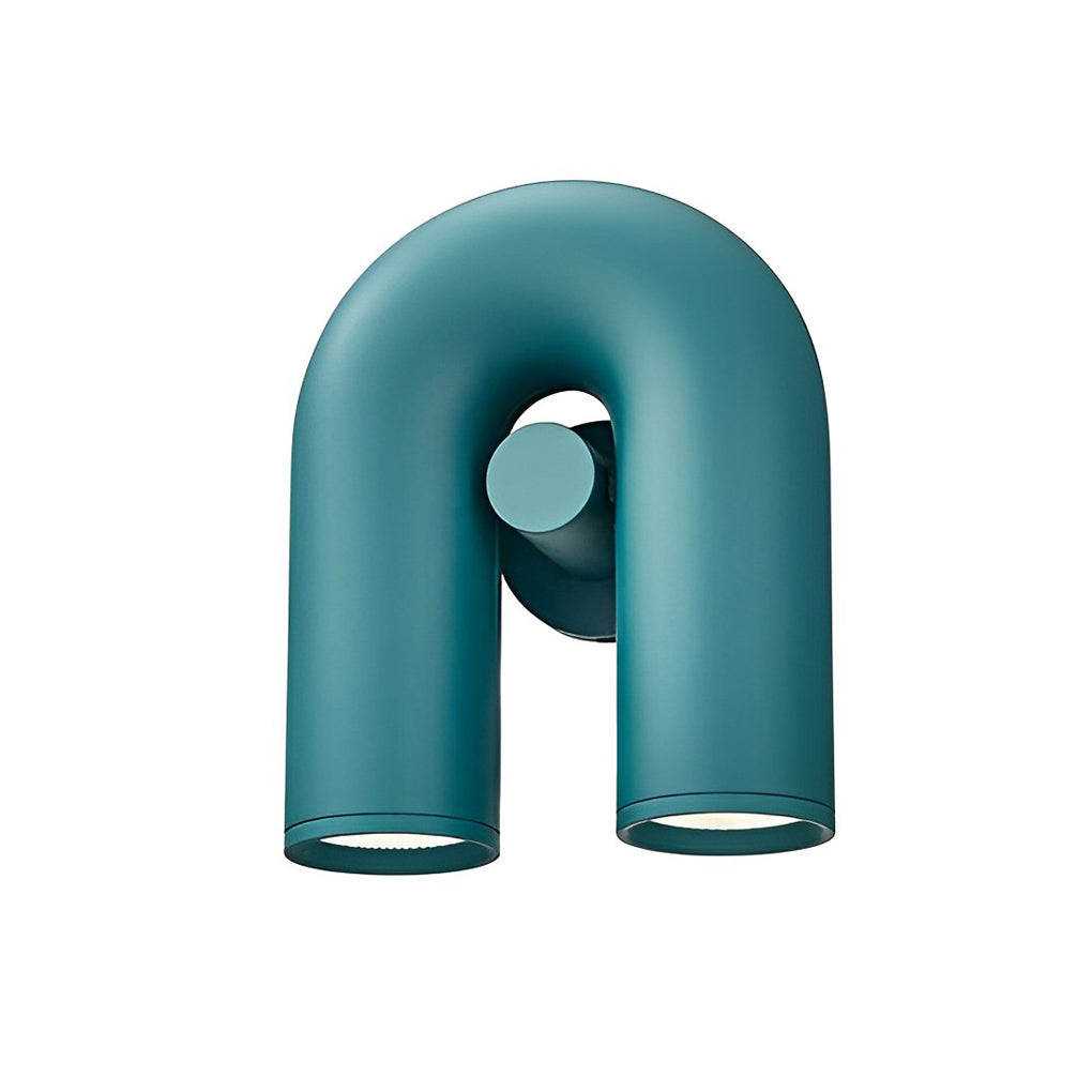 Rotatable U-Shaped LED Nordic Wall Sconce - Modern Water Pipe Lamp for Home Decor