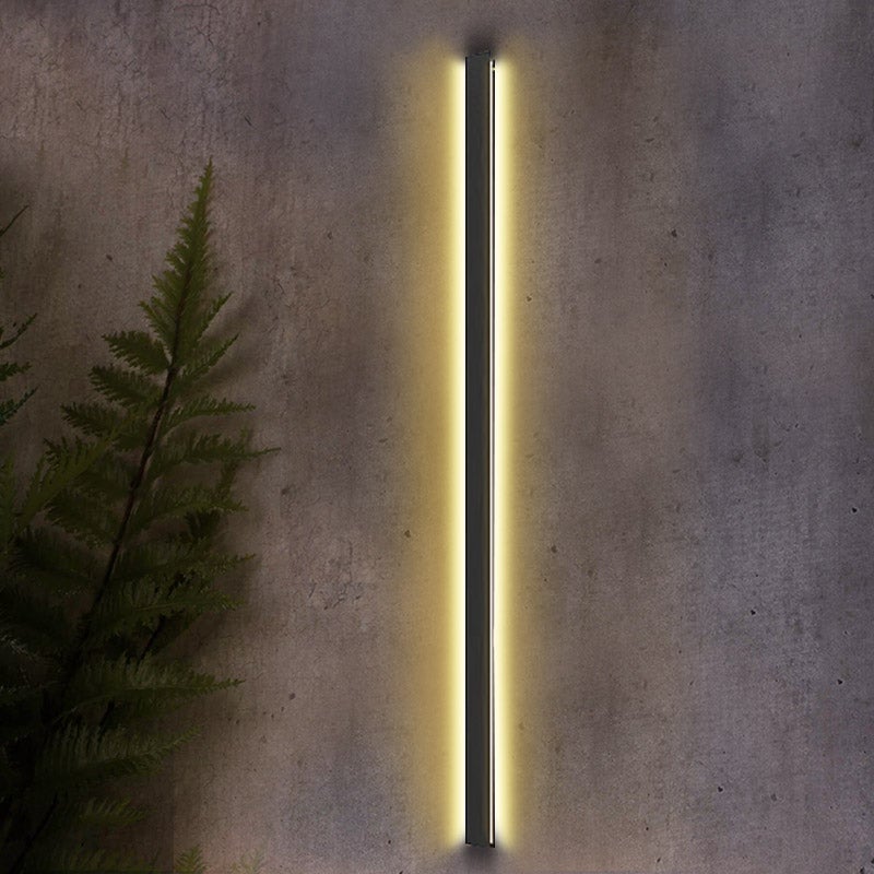 Long Linear LED Waterproof Minimalist Outdoor Wall Light