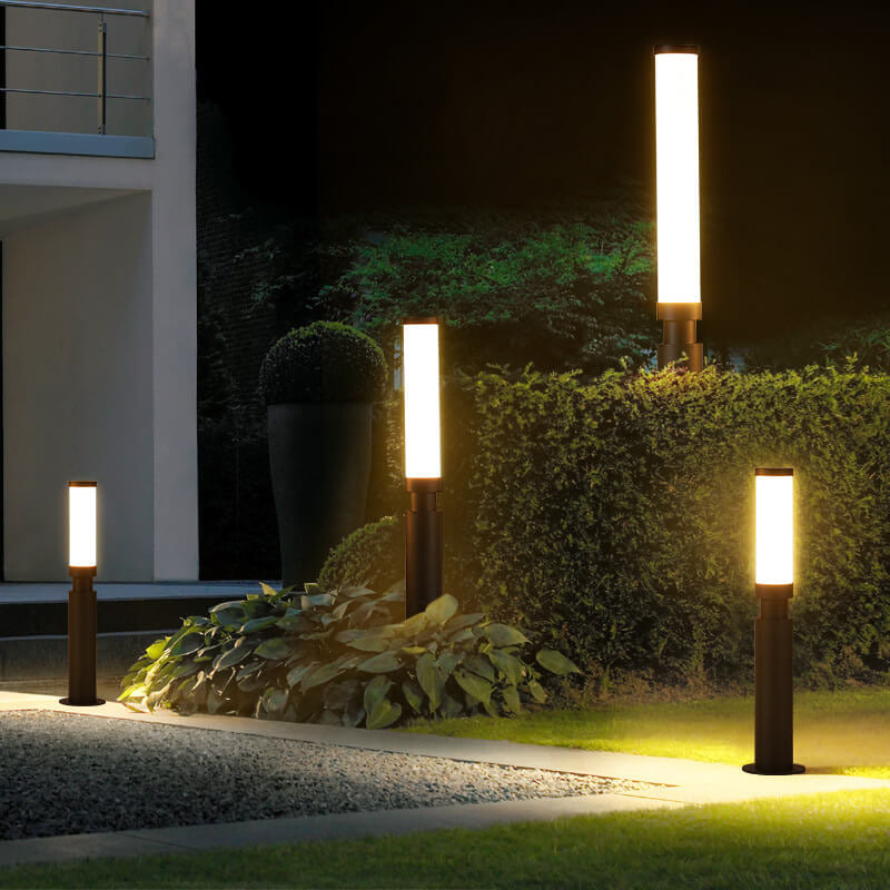 Modern Acrylic Waterproof Creative Lipstick LED Lawn Floor Lamp