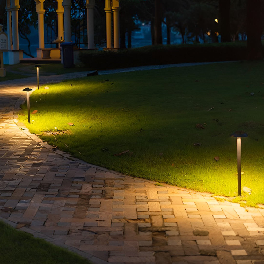 Modern Waterproof Mushroom LED Path Light - Outdoor Landscape Post Lamp