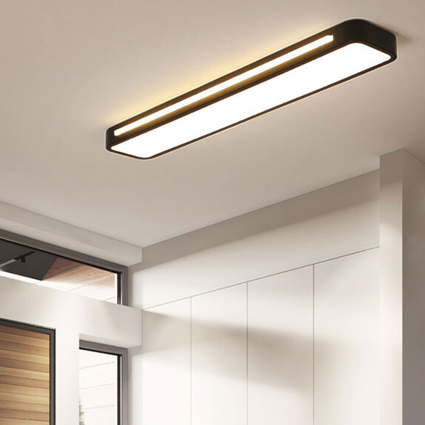 Nordic Minimalist LED Flush Mount Ceiling Light - Modern Lighting Fixture