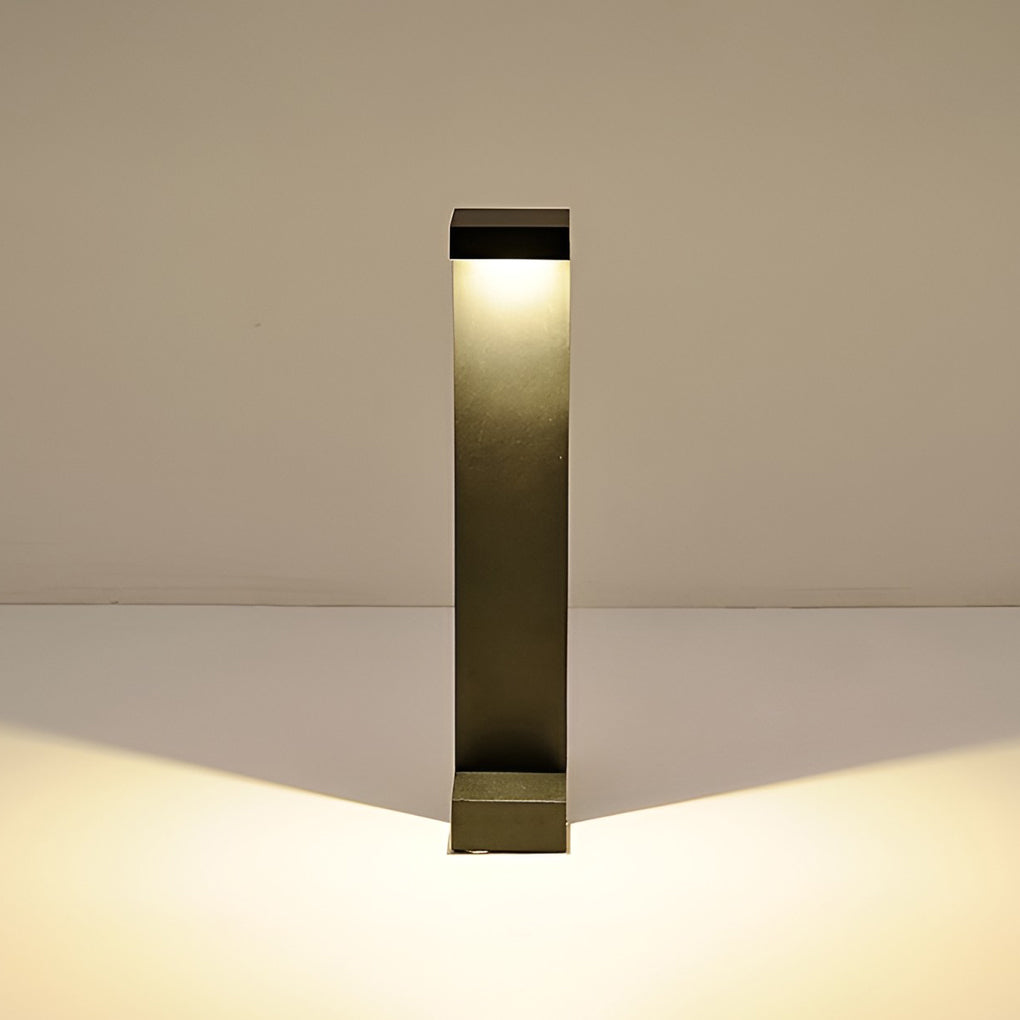 Contemporary Rectangular COB Pathway Lights - Waterproof Outdoor Garden Illumination