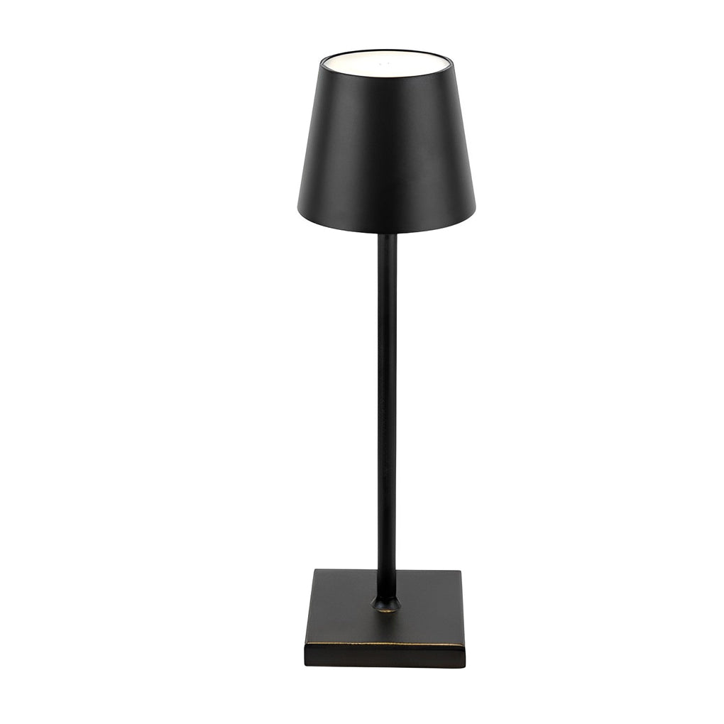 Top Hat Rechargeable Touch-Control LED Table Lamp - Portable Aluminum Design, Dimmable Lighting, Stylish Home Decor