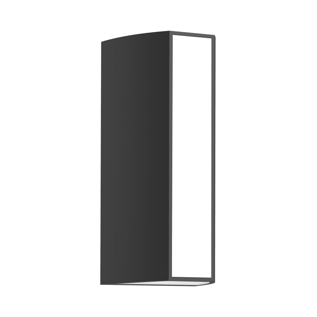 Black Outdoor Wall Sconce Modern Waterproof Strip Light