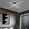 4-Light Modern Linear LED Flush Mount Ceiling Lamp