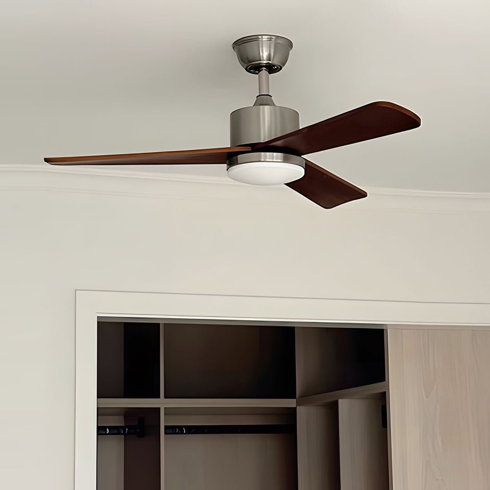 42"/52" LED Wood Ceiling Fan with Remote Control - 3-Blade Design, Modern Lighting, Energy Efficient, Home Decor