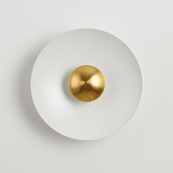 Nordic Multicolor LED Wall Sconce - Round Disc Design