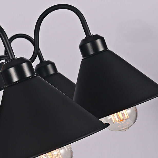 Industrial Metal Cone Shade Chandeliers - 6/8/10 Light Options, Vintage Design, Modern Lighting Solutions