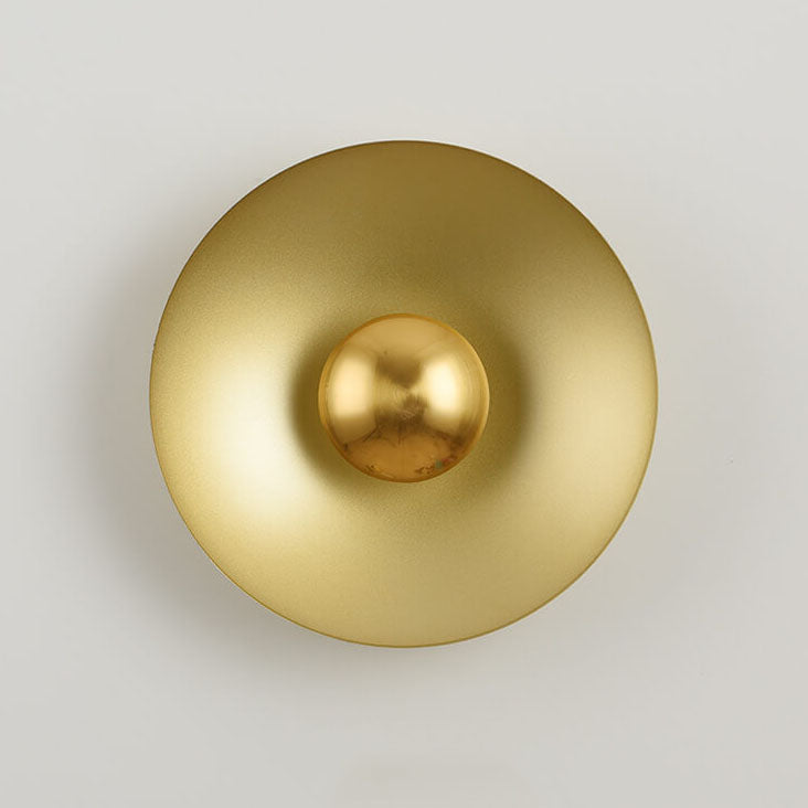 Nordic Multicolor LED Wall Sconce - Round Disc Design