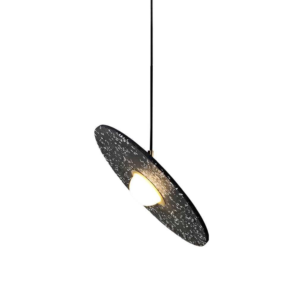 Round Terrazzo Planets LED Pendant Light | Nordic Creative Glass Fixture