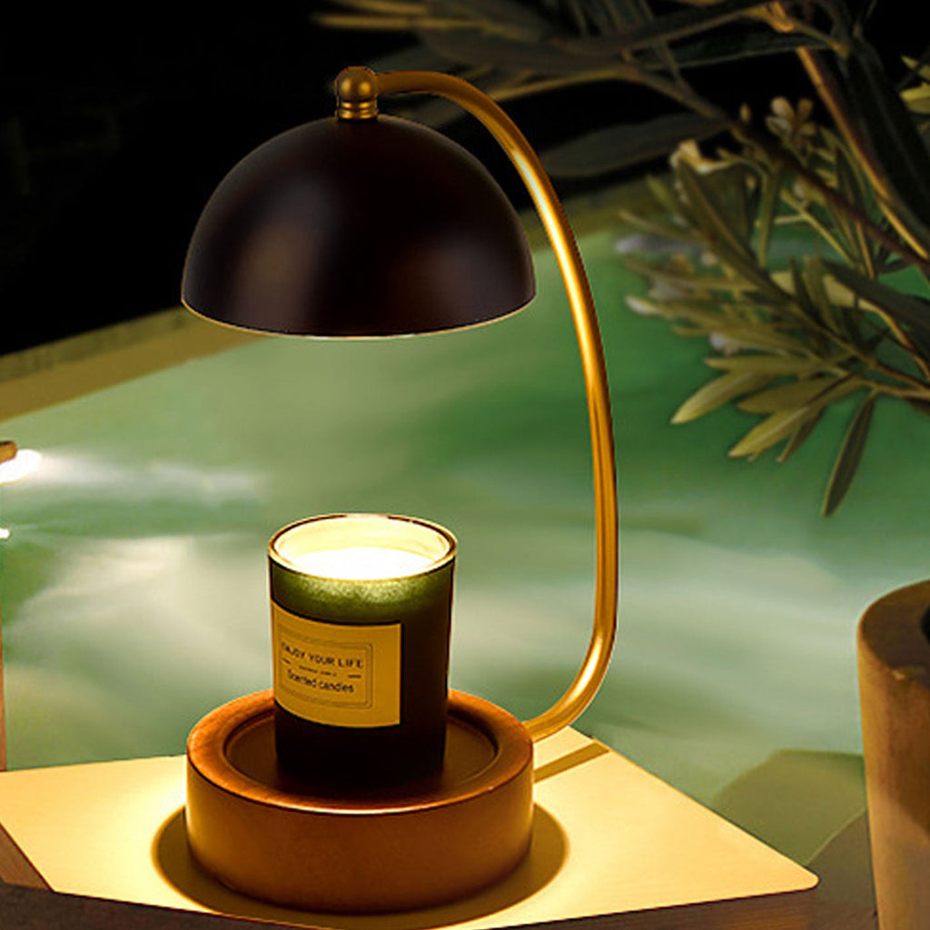 Japanese Creative Timing Dimming 1-Light Melting Wax Table Lamp for Home Decor, Ambient Lighting, Modern Design, Unique Night Light, Battery Operated, Soft Glow for Bedroom, Living Room, Office, Stylish Candle Alternative