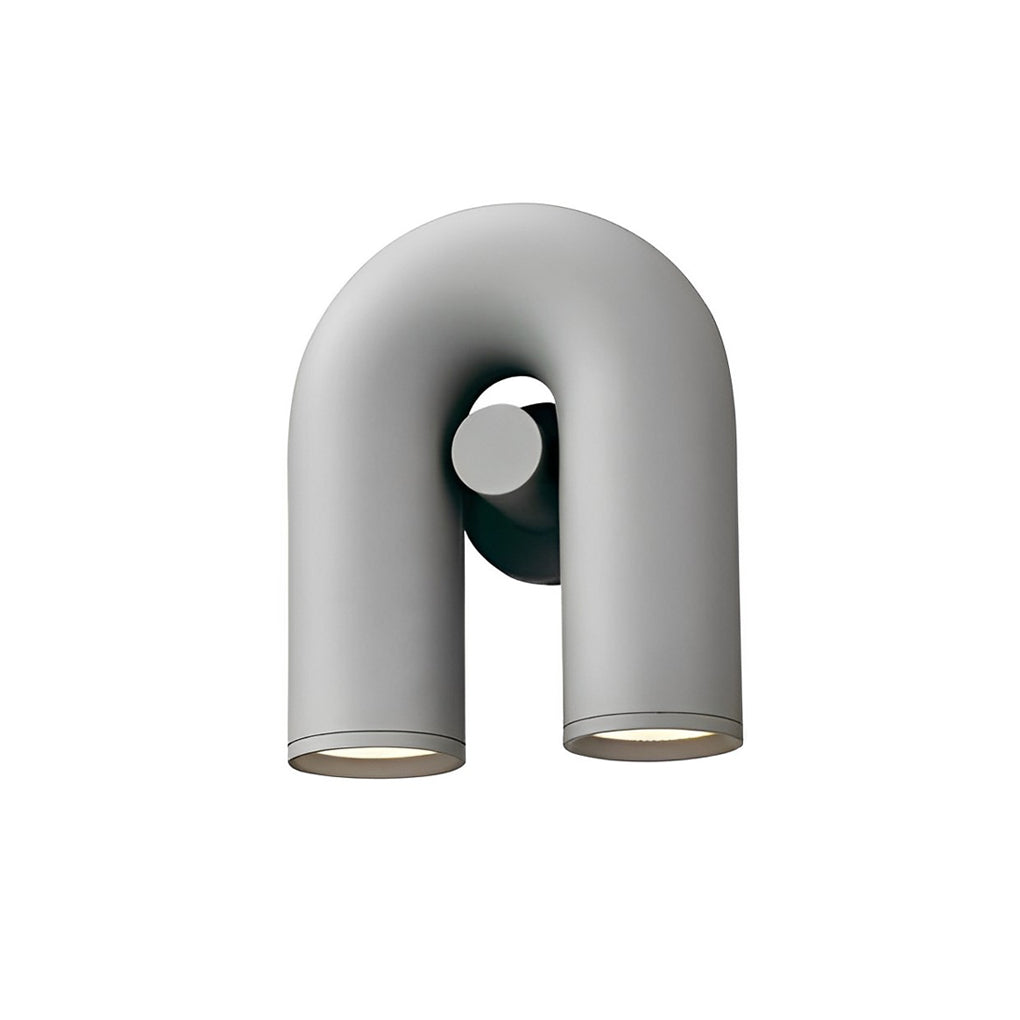 Rotatable U-Shaped LED Nordic Wall Sconce - Modern Water Pipe Lamp for Home Decor