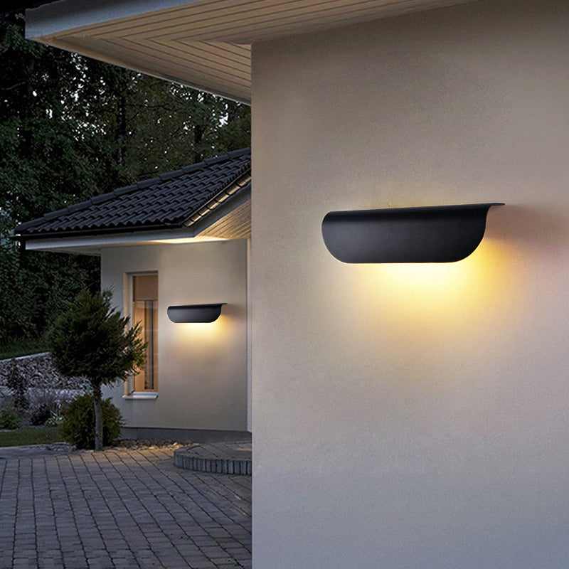 Minimalist Waterproof LED Wall Light for Garden and Balcony