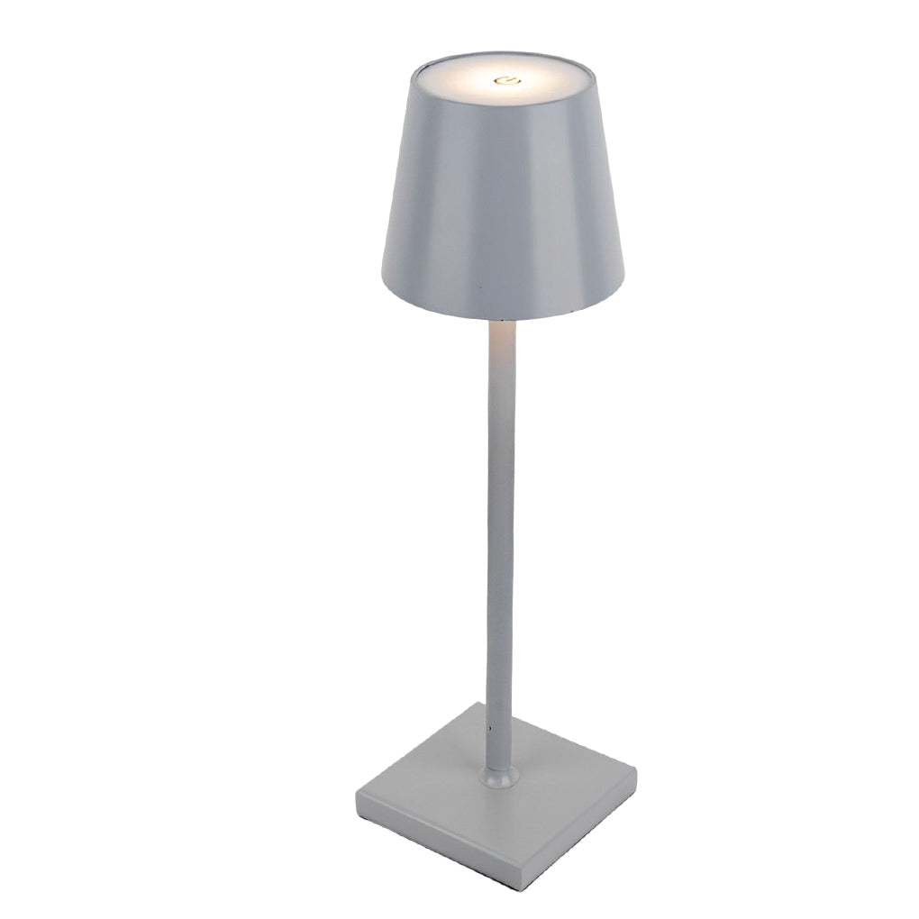 Top Hat Rechargeable Touch-Control LED Table Lamp - Portable Aluminum Design, Dimmable Lighting, Stylish Home Decor