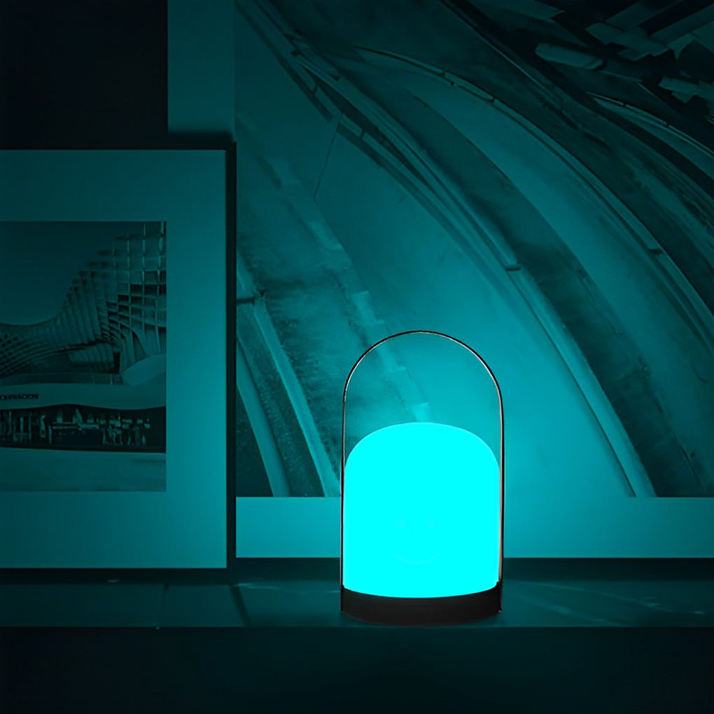 Rechargeable Portable Camping Mini Table Lamp - LED Outdoor Light for Hiking, Fishing, and Emergency Use