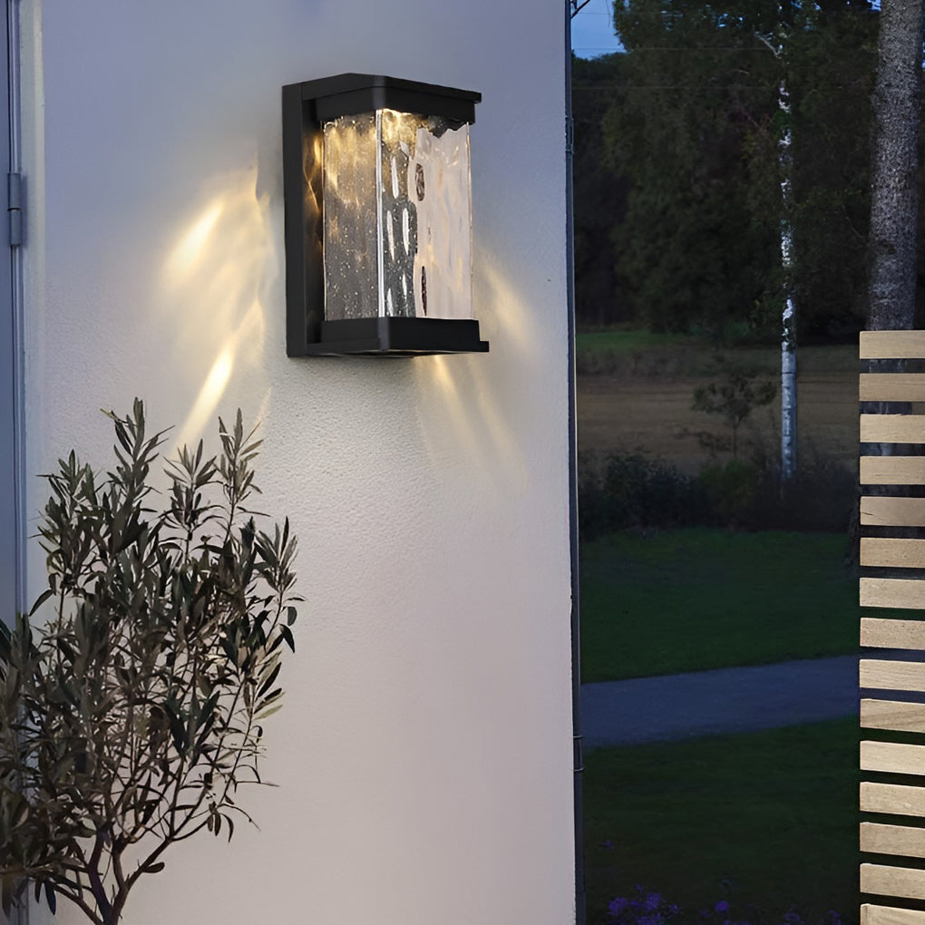 Waterproof Modern Black Outdoor LED Wall Sconce Lighting