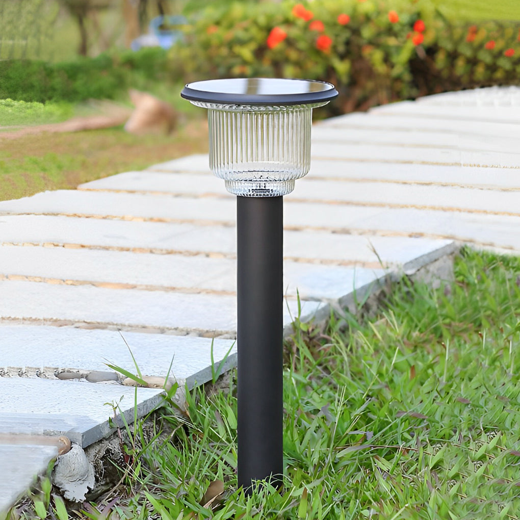 Modern Matte Black Solar LED Pathway Lights - Adjustable Brightness Outdoor Lighting  

Illuminate your outdoor spaces with our sleek modern matte black solar LED pathway lights. Featuring adjustable brightness settings, these energy-efficient lights prov