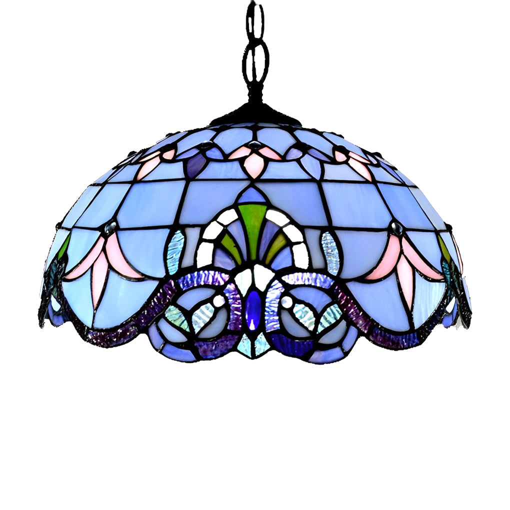 Handmade Baroque Colorful Glass Chandelier Lamp – European Style Lighting Fixture