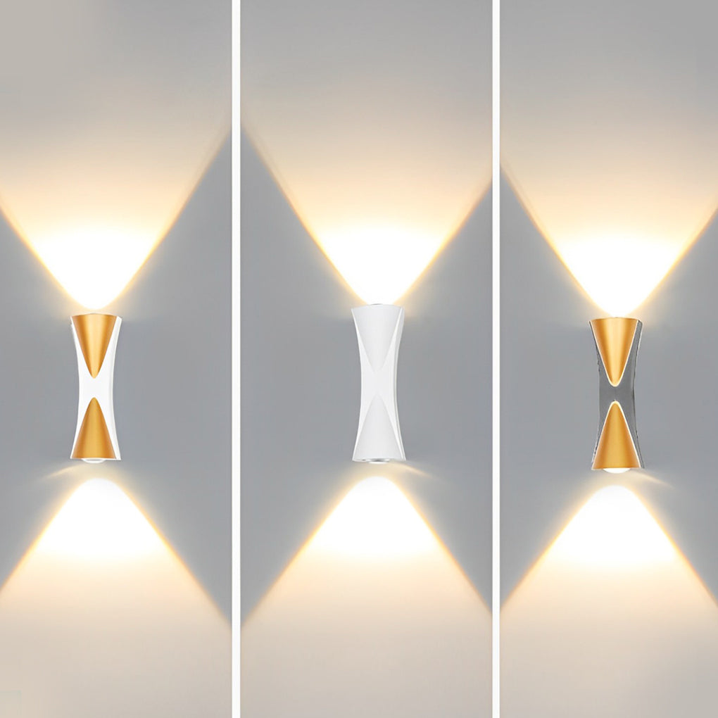 Modern Waterproof LED Outdoor Wall Lamp - Up and Down Lights