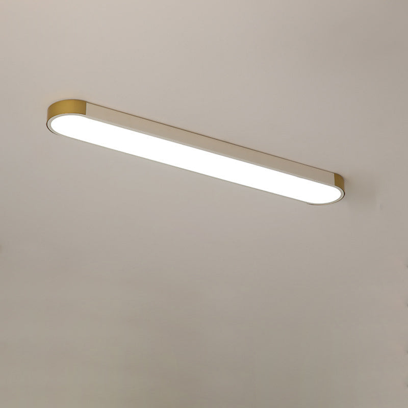 Modern Minimalist Rectangular LED Flush Mount Ceiling Light