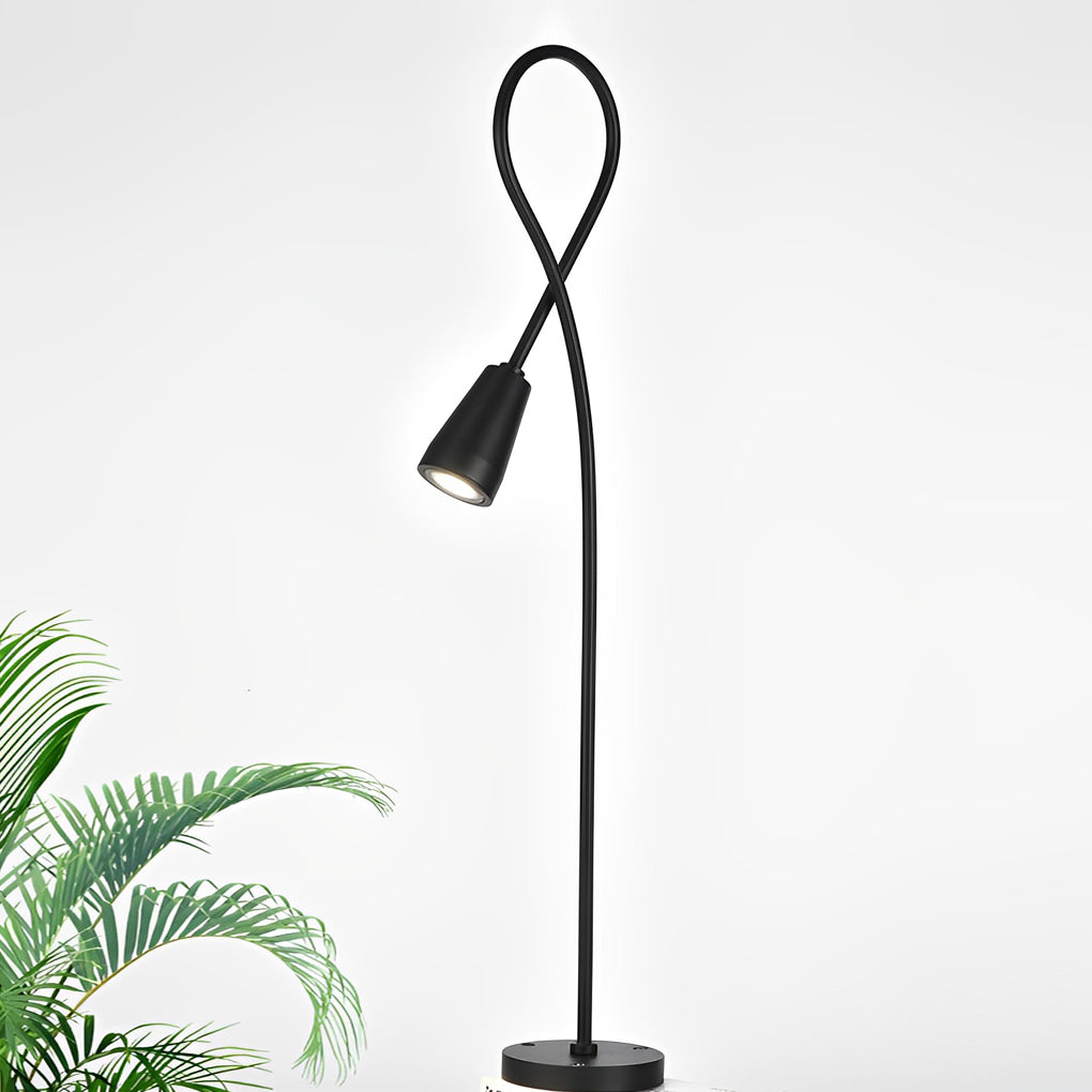 Arched Gooseneck Pathway Lights Waterproof LED COB Outdoor Lighting for Gardens and Walkways